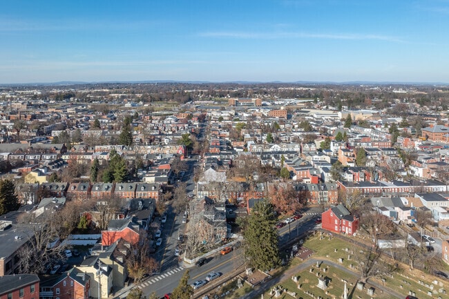 Ross offers semidetached townhouses in orderly rows.