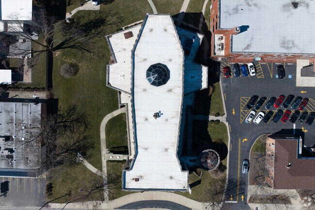 There are many interesting architectural details in Northlake.