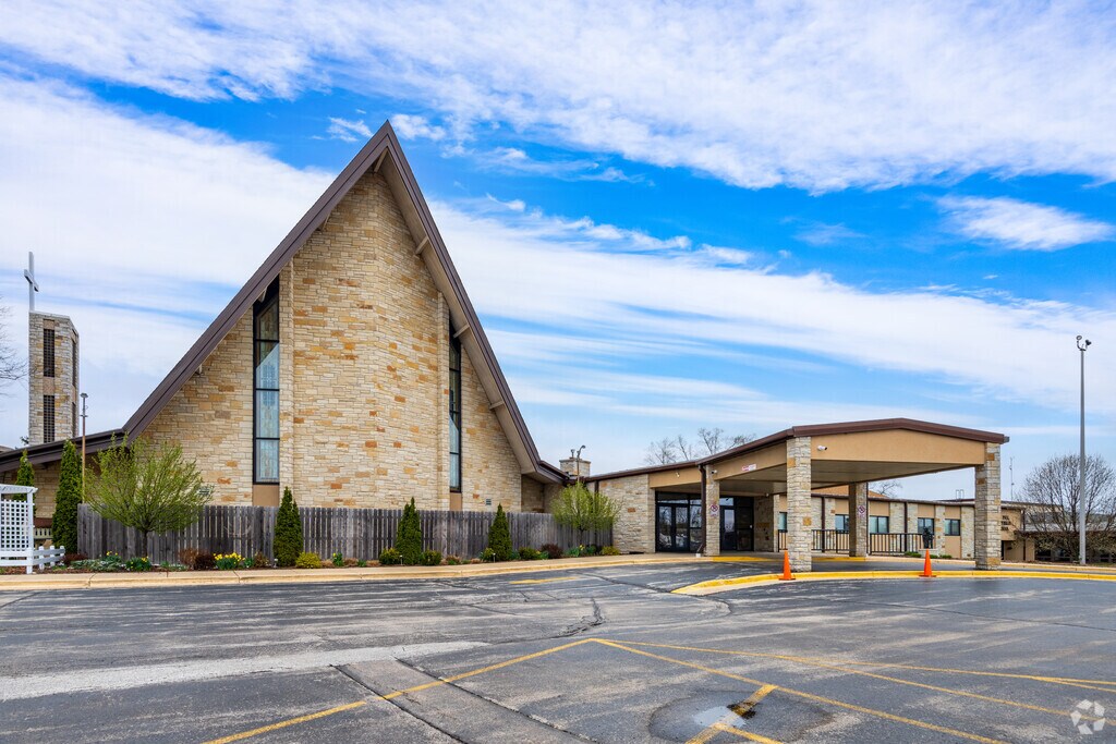 The Entry and Church of St Paul Lutheran School in Grafton