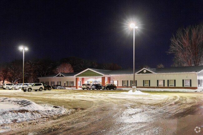 Massena's community center is weatherproof through the winter months, often the venue for senior social dances.