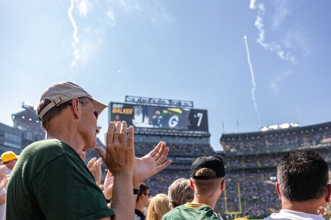 South Unified Broadway residents cheer on the Packers during home games.