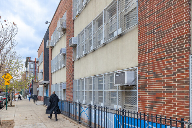 PS 182 The Bilingual Bicultural School in Harlem is in a mixed use area.