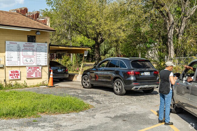 Nesbit restaurant is as busy as ever as they still serve Ribault as they update the inside.
