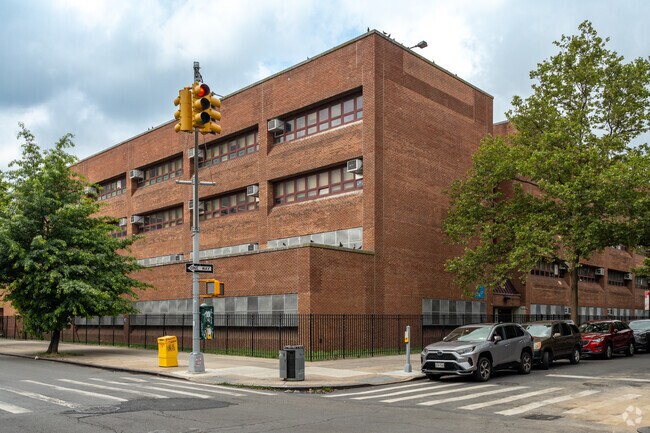 Exterior of Achievement First Bushwick Middle School from Wilson Ave.