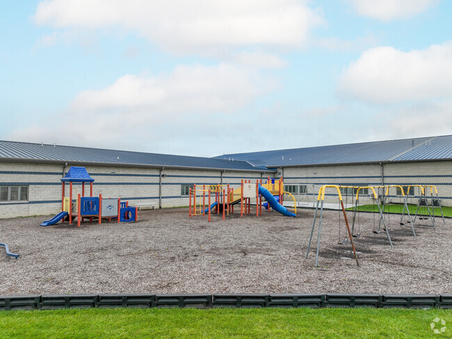 Protestant Reformed/Heritage Christian School have a great playground for students.