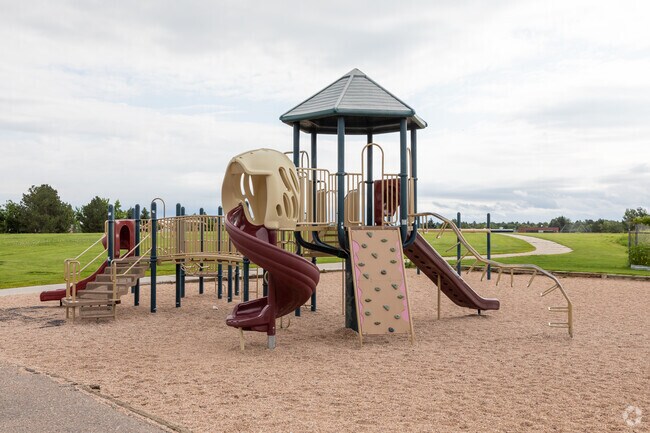 Summit Elementary School playground is fun for students on recess.