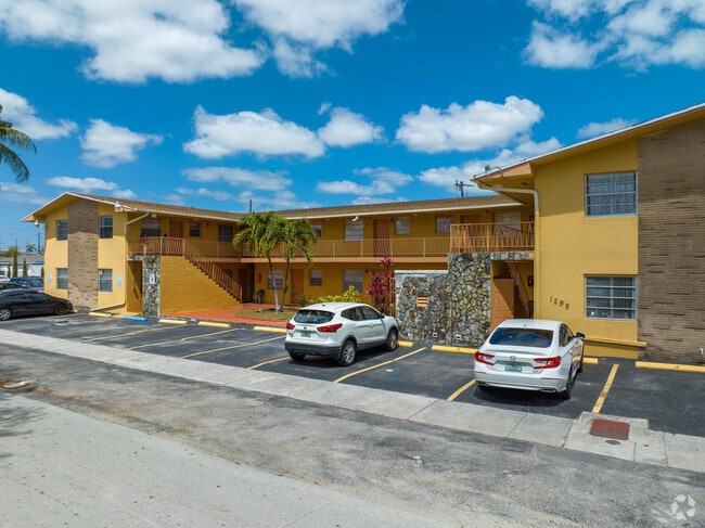 Residents of Biscayne Gardens East have the option of apartment living.