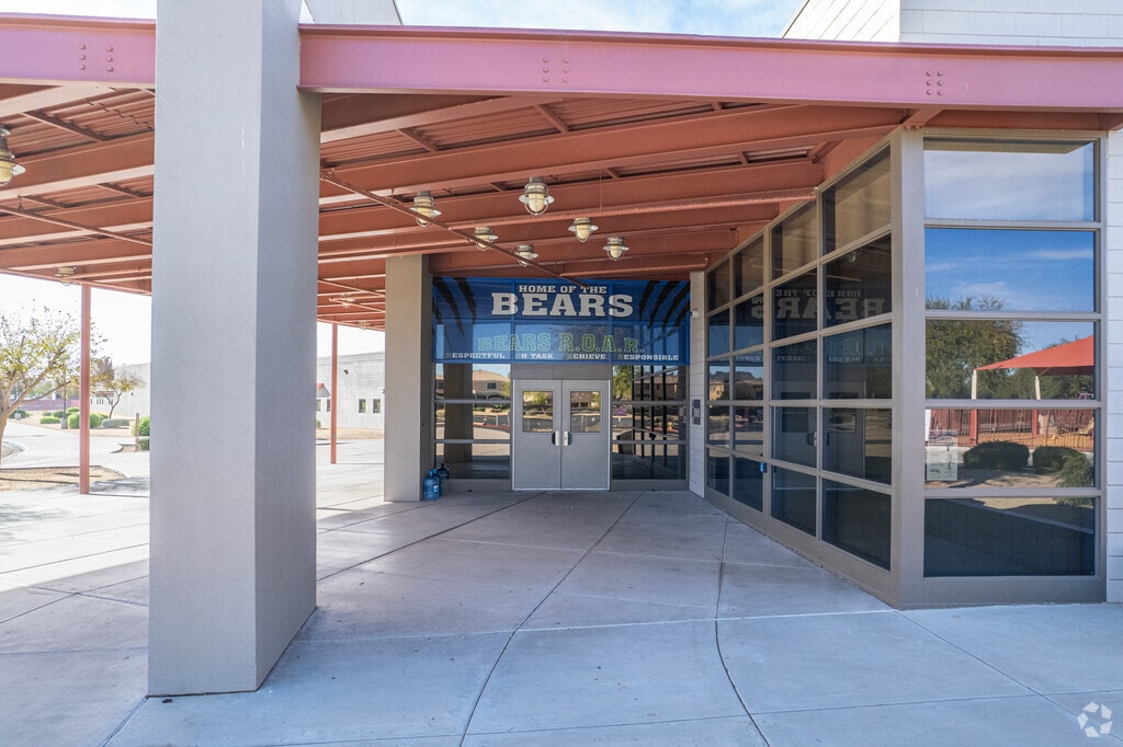 The main office at Apache Elementary School in Glendale.