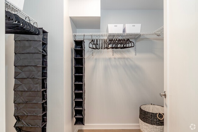 1BR, 1.5BA - 1002SF - Primary Closet