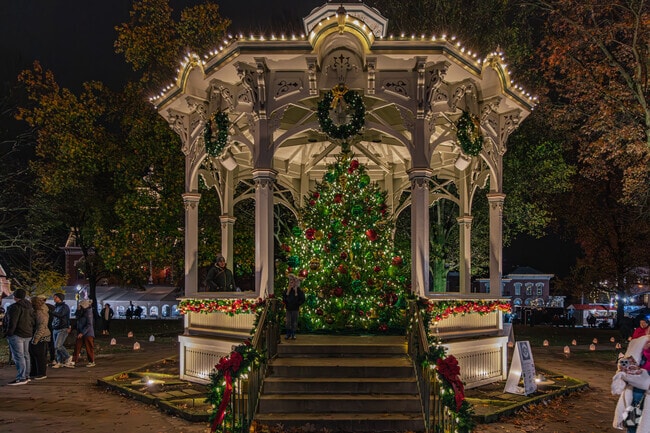 The annual Medina Light Parade celebrates the holiday season in Medina, Ohio.