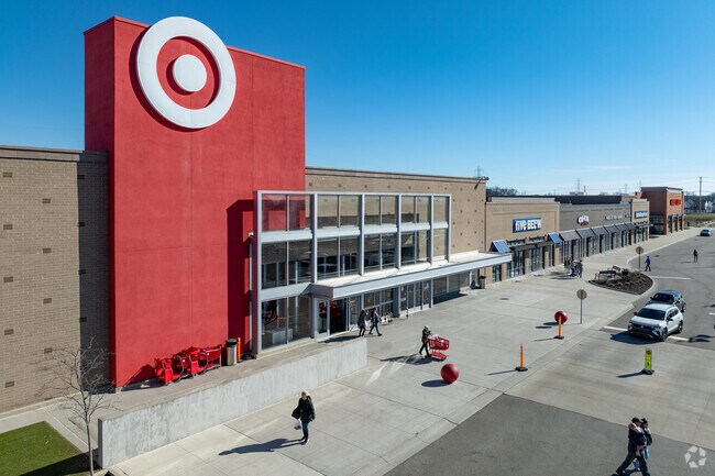 The newly built Albany Commons shopping center features a Target.