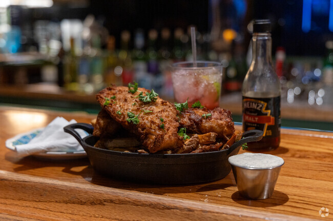 Savor Icelandic-style fish and chips from The Perch in Pine Mountain Club.