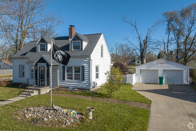 Cape Cod-style homes can be spotted in the Potterville neighborhood.