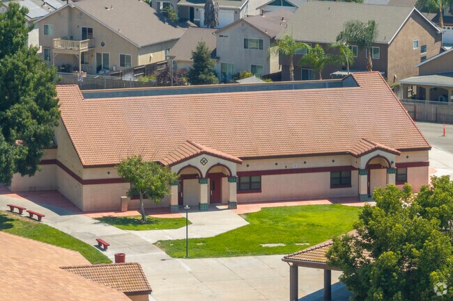 The classrooms at Delhi High School in Delhi.