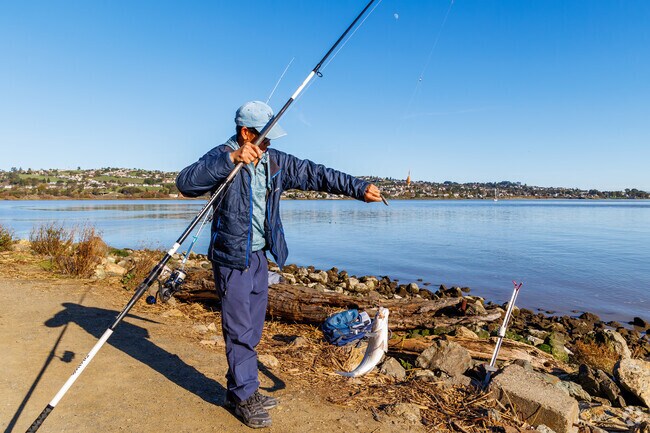 Vallejo Manor residents enjoy fishing and scenic views at Benicia State Recreation Area.