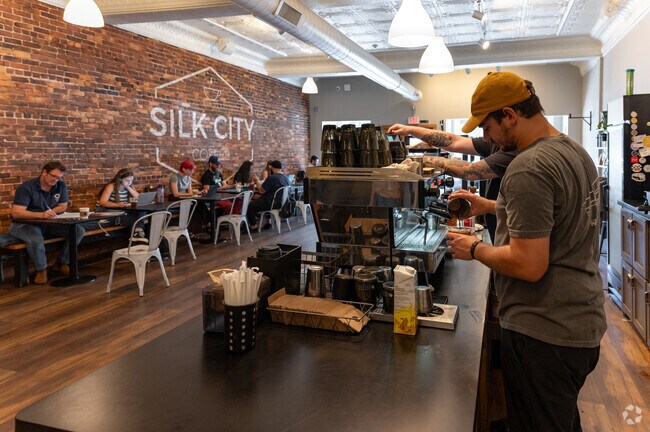 Silk City Coffee is the place to be in East Side for a savory cup of coffee.