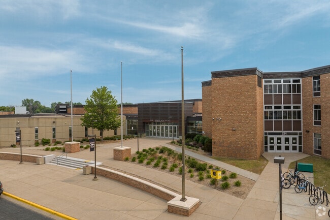 The Front Entrance of John F Kennedy High School.