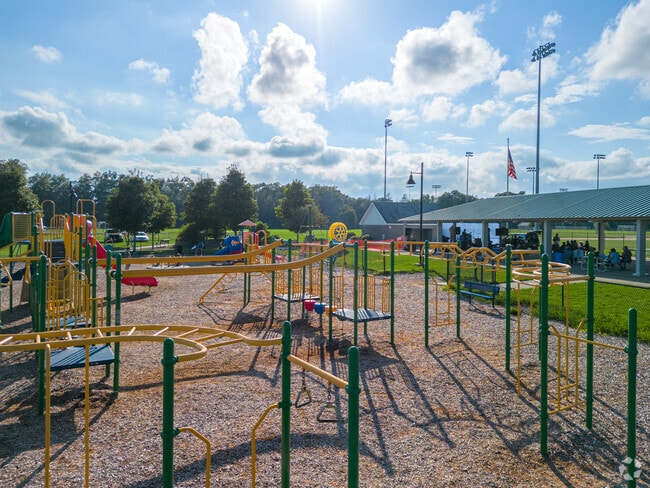 The monkey bars in Whalley playground is one way kids expend the energy they never run out of.