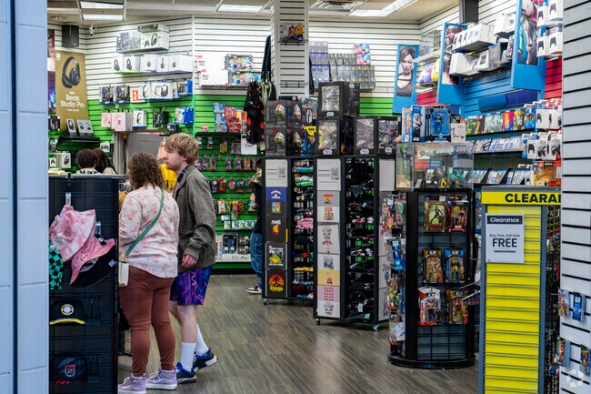Video game enthusiasts have a Game Stop in the heart of Meadowood which sells new & used titles.