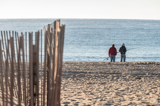 Fish off the shores of Misquamicut State Beach in Westerly.