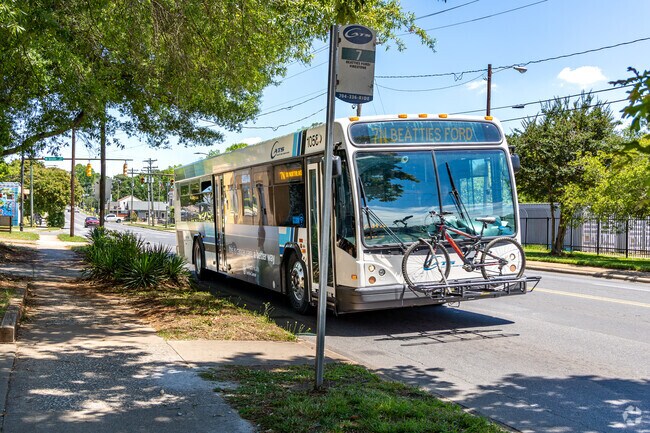 Oaklawn residents have easy access to the CATS bus system along Beatties Ford Road.