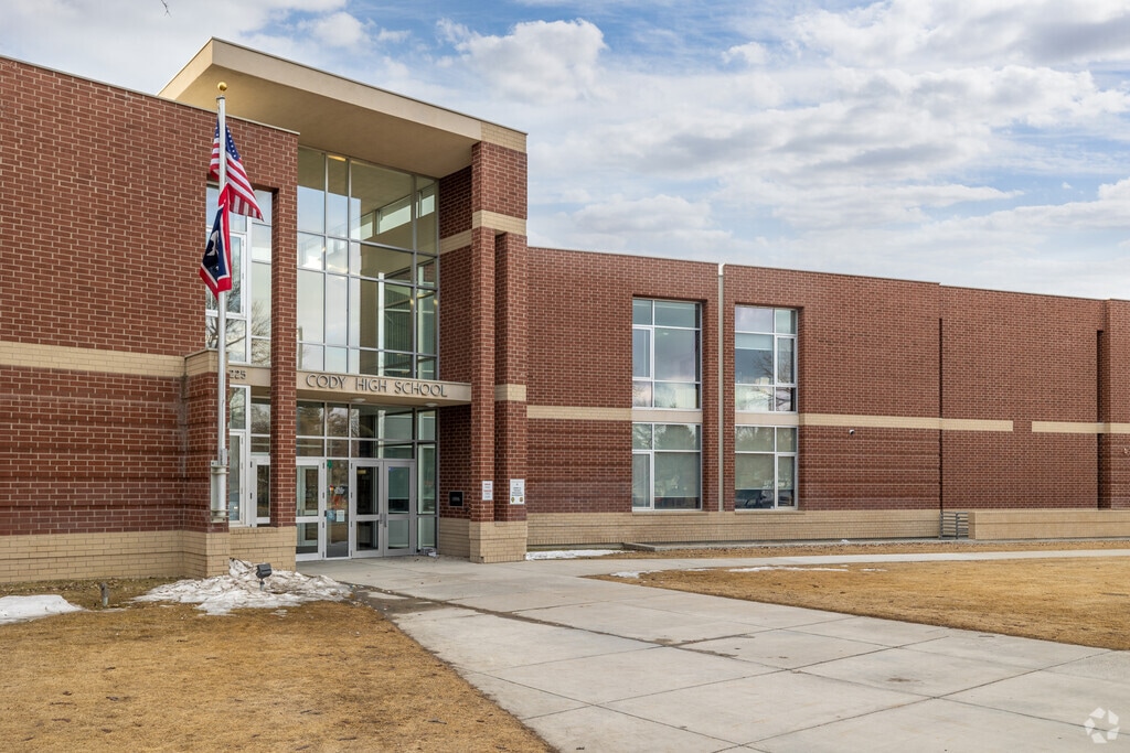 Cody High School stands as a hub of education and community in the heart of town.