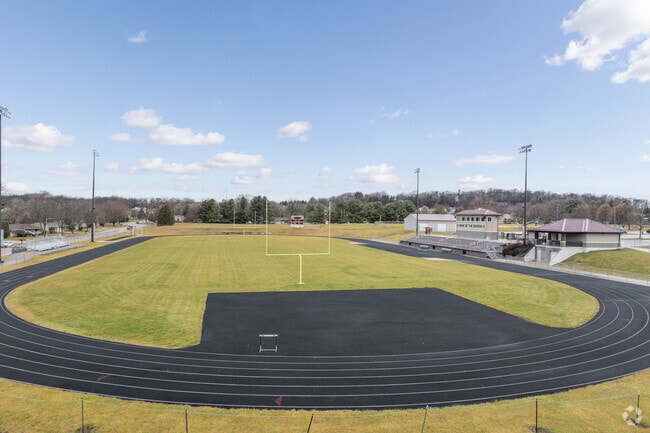 The athletic field at Deerfield Middle School gives students a chance to get exercise.