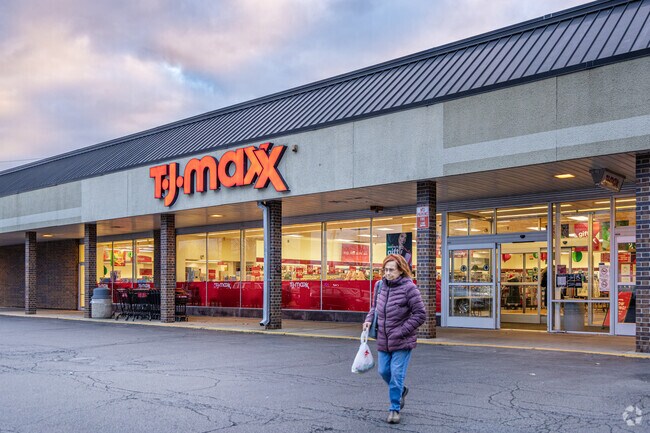 Shoppers in North Evanston can visit the nearby T.J. Maxx.