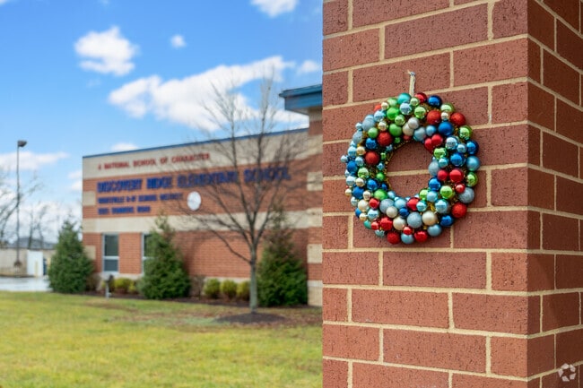Discovery Ridge Elementary School has hints of holiday spirit.