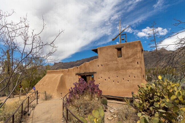 Constructed by Arizona artist Ted DeGrazia, DeGrazia Gallery in the Sun is a famous spot in the Catalina Foothills.
