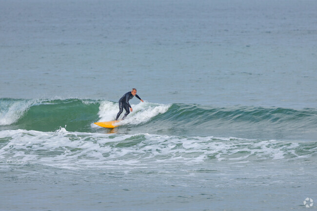Surfing in Melbourne Beach offers perfect waves for all skill levels. Locals and visitors alike ride the Atlantic swells against a backdrop of sandy shores and clear skies making it a favorite spot for surf enthusiasts.