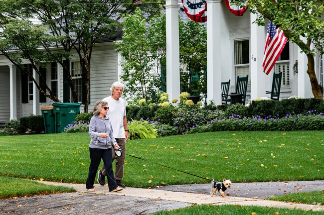 Clarkston’s village blocks invite easy strolls and neighborly hellos.