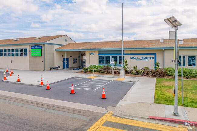 Feaster Mae L. Charter School serves North Chula Vista students from K through 8th grade.