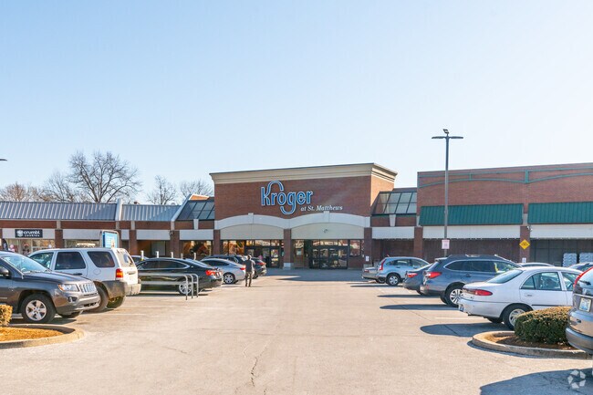 A Kroger Grocery store is within walking distance for much of Woodlawn.