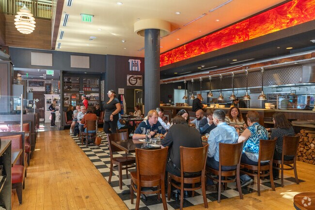 Gaucho Parrilla Argentina brings a large crowd for a South American lunch and dinner.