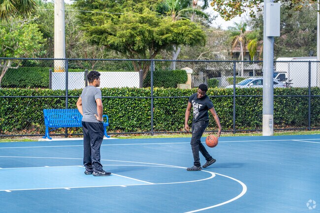 Everyday life mingles with friendly faces playing in the heart of Wynmoor.