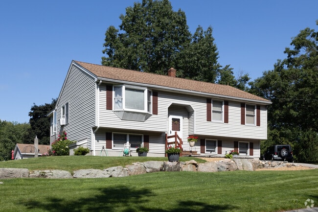 This split-level ranch is a typical home style in Youngsville, Manchester.