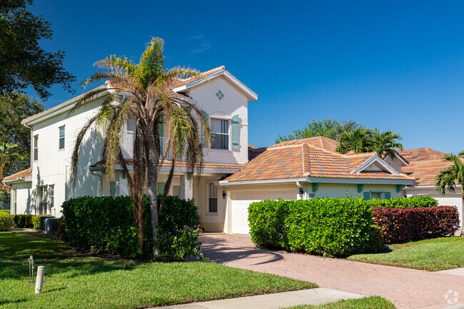 Two-story homes in Bridgewater Bay offer ample space and water views.