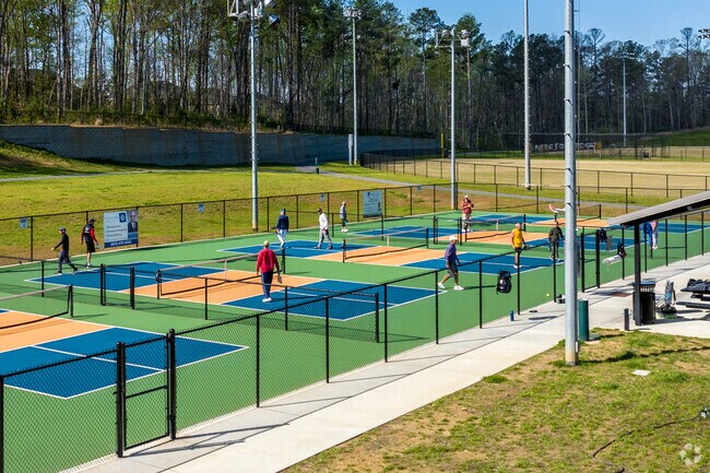 York residents can challenge their neighbors to a game of pickleball at Field Park.