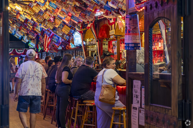 Head into Matt’s Saloon, near Hidden Valley Ranch, and ask about the history of the bar.
