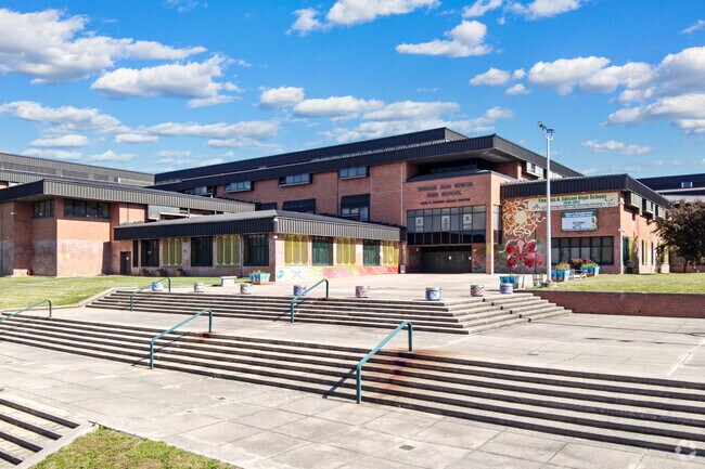 Edison High School is in Hunting Park and serves multiple neighborhoods.