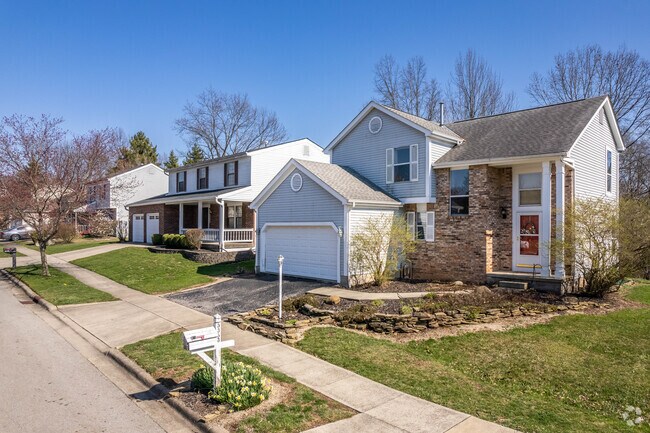 A typical home in Blendon Woods would be the Modern American Traditional home.
