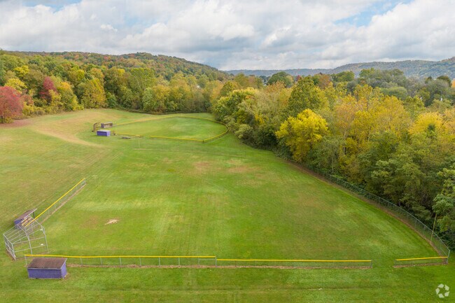 Youth sports teams compete on the fields at Industry Community Park.