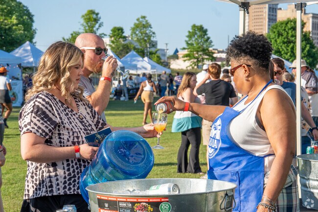 Try some wine at the Magic City Wine Festival.