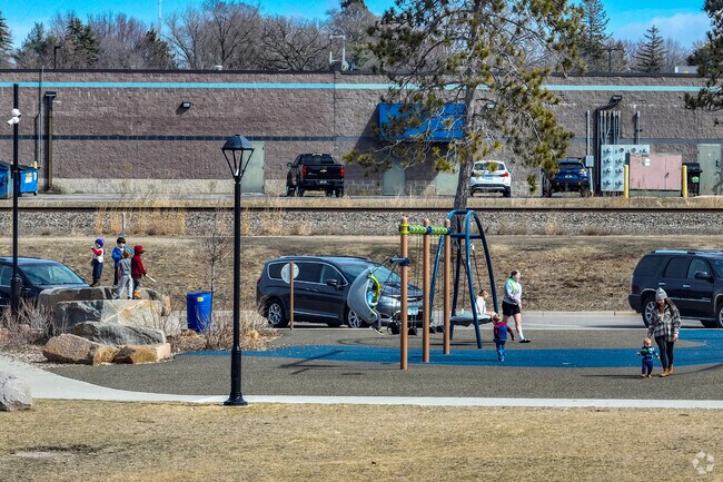 Lions Park in Sauk Rapids features a fun and expansive playground.