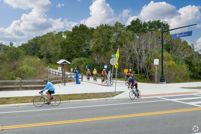 Legacy trail that cuts its way straight through Palmer Ranch in Sarasota is popular for cyclists