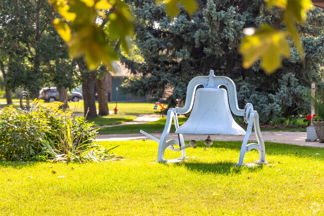 A home owner displays a peice of local history on their lawn in Westgate.
