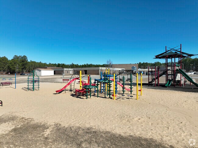 Time on the playground at Pelion Elementary is much anticipated by students each day.