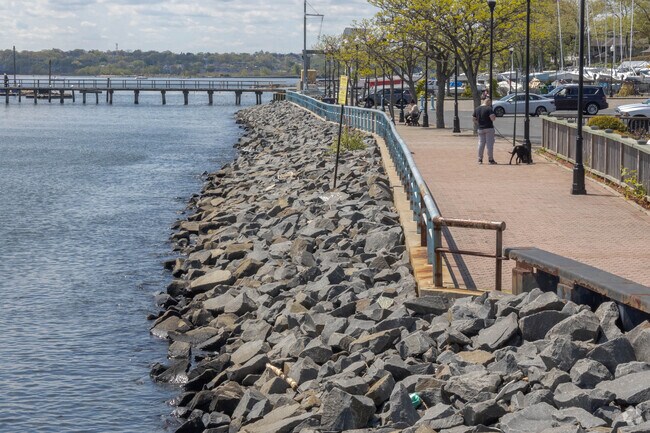 Perth Amboy's maritime district offers scenic walking paths.