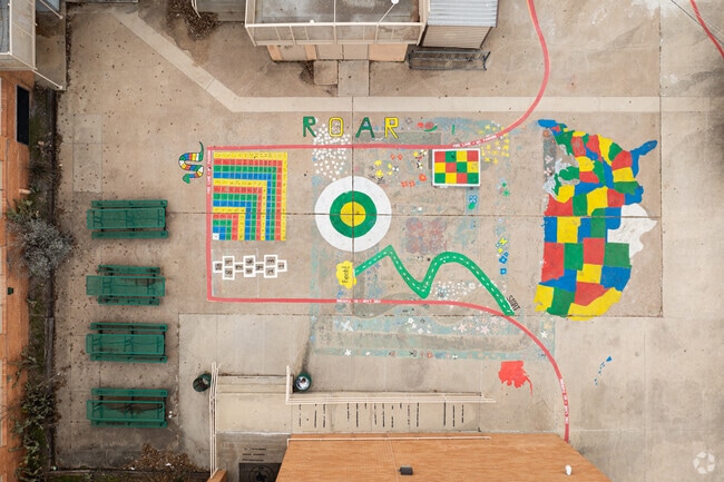 Kids of all ages love the playground at South Hills Elementary School.